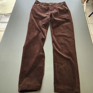 Lauren Jeans Co Ralph Lauren Classic Bootcut Corduroy Pants Sz 10 Brown Trouser